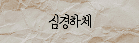 심경하체